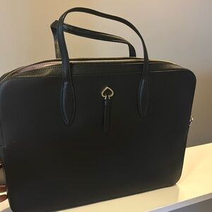 New Kate spade black computer bag